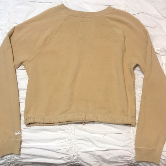 Hollister California beige crop sweatshirt - Picture 3 of 3